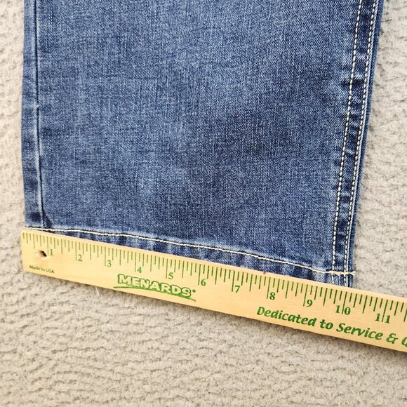 TK Axel Jeans Men's 40x30 Slim Boot Stretch Blue Denim Pants Medium Wash - Picture 12 of 16